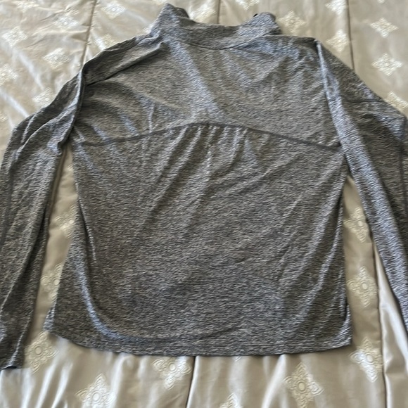 NIKE Running - Dri Fit 1/4 Zip Gray Running Top - Size M Like New Condition - Picture 5 of 7
